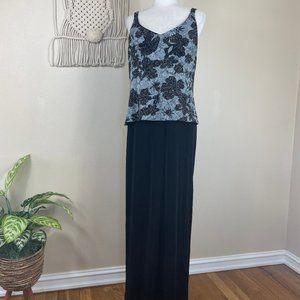 Alex Evenings 90s vintage formal elegant evening stretch maxi gown size 12